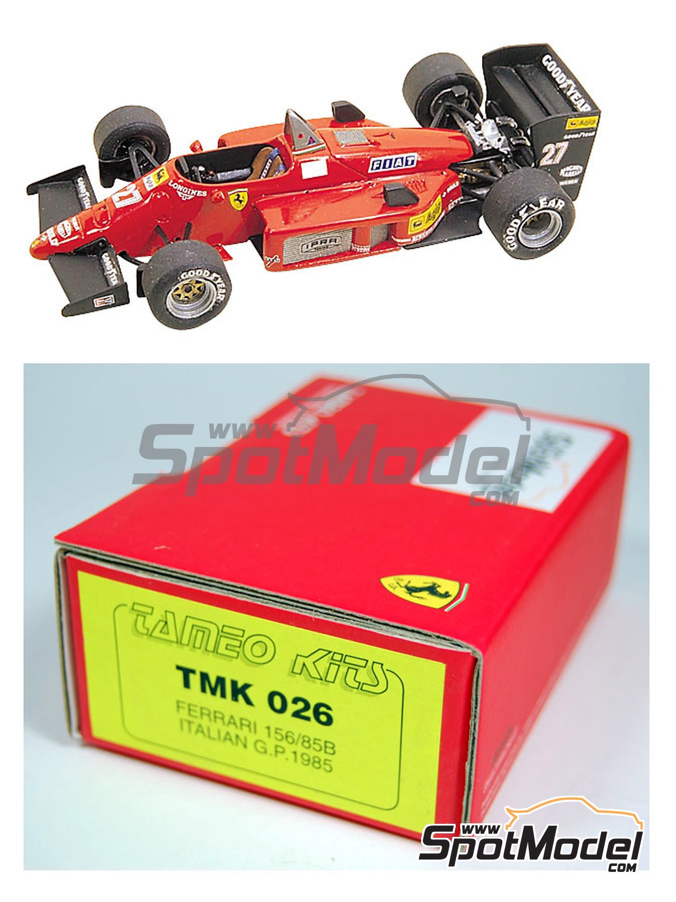 Tameo Kits TMK026: Car scale model kit 1/43 scale - Ferrari